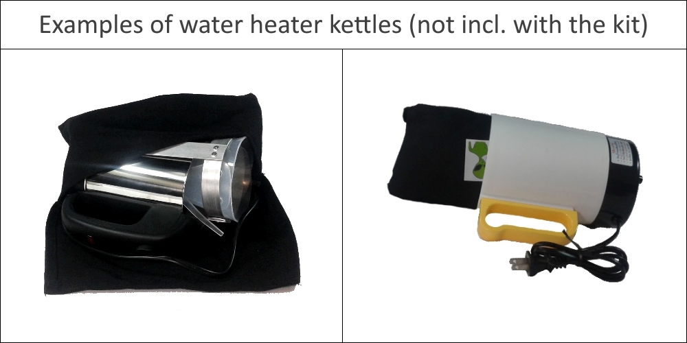 Water heater kettles